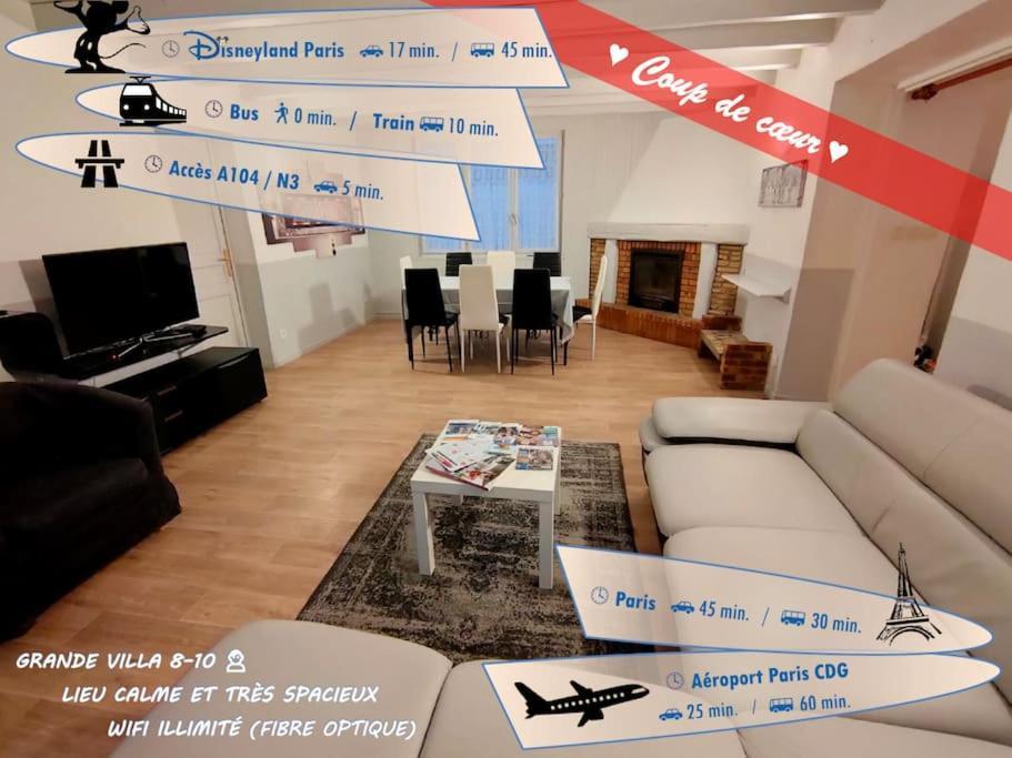 Pause Entre Deux Meaux ► Proche Disneyland Paris ► Wifi ► Netflix ► 24/24H Penchard Esterno foto